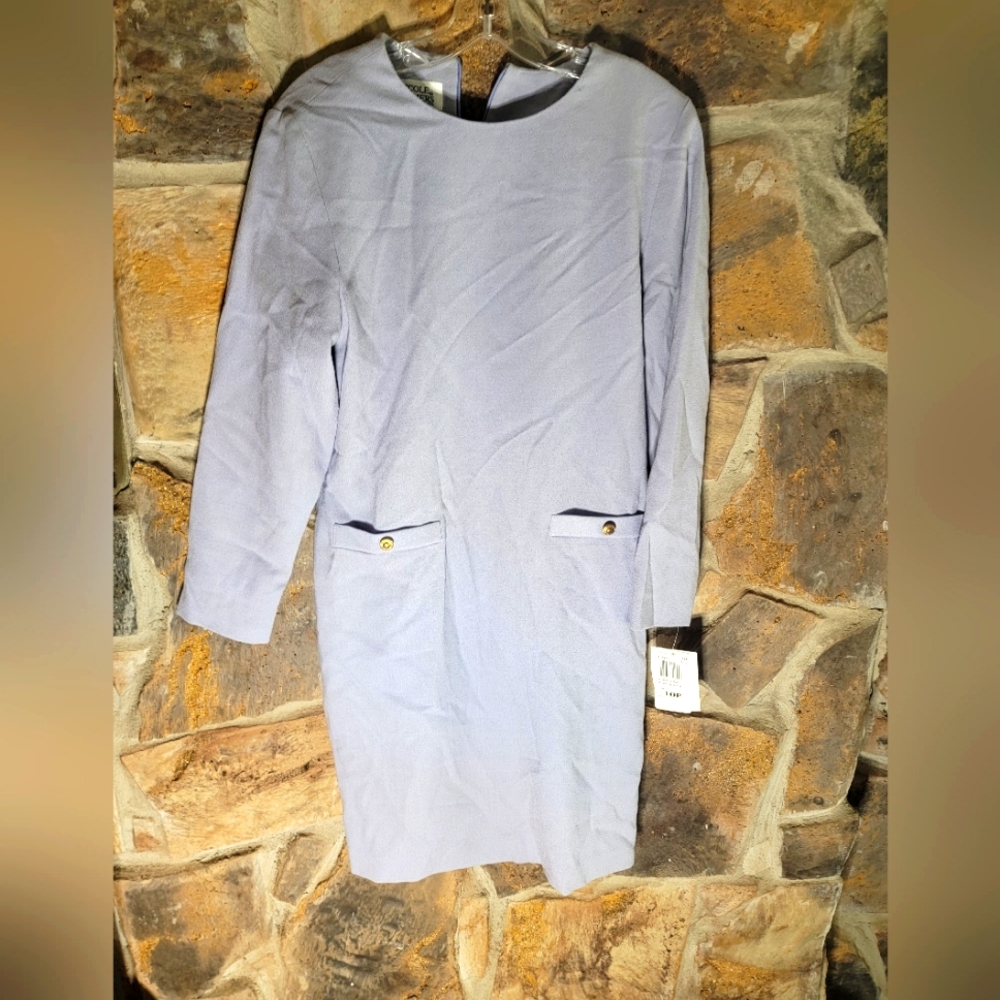 Nicole summers long sleeve blue Dress